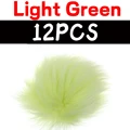 12 piezas Verde claro