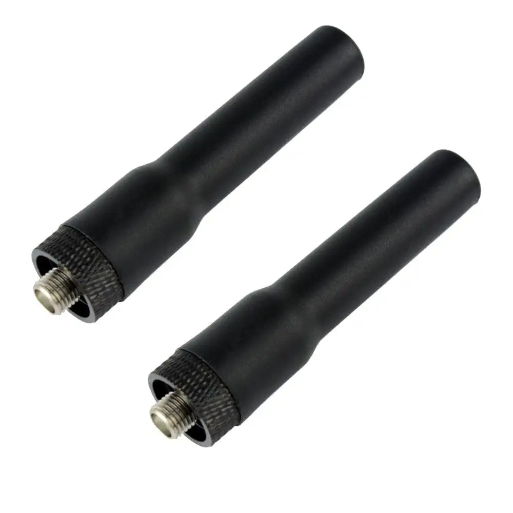 Oppxun 2pcs SMA-F VHF/UHF 144/430MHz Soft Antenna for Kenwood BAOFENG UV5R 777S TYT HYT