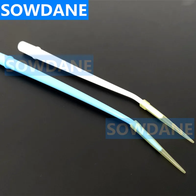 Disposable Accessary Autoclavable Dental Surgical Aspirator Dental Saliva Ejector Tips Suction Tube for Fine Deep Liquid Curved