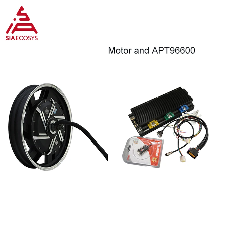 QS Motor electric hub moyotr 100-120kph  96V 16inch 273 8000W 17KW peak Electric Motorcycle Kit Conversion Kit