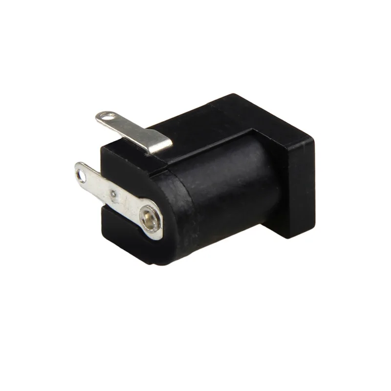 2022 Mới 10 Chiếc 5.5X2.1Mm DC Ổ Cắm Nữ Jack Cắm Kết Nối Cổng Đen