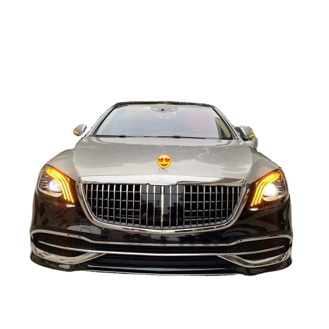 S Class Upgrade Body Kit Include Front Rear Bumper And Grille Auto Parts For Benz S Class W222 to Maybach