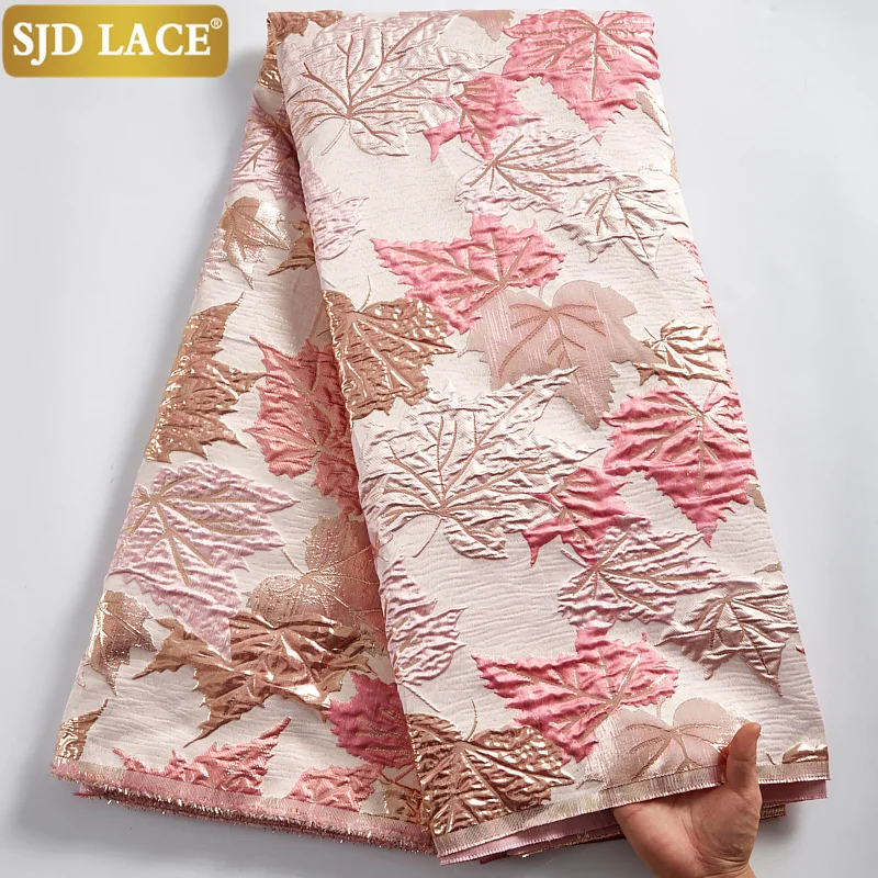 SJD LACE French Brocade Lace Fabric 2023 Newest African Lace Fabric Embroidery Jacquard Tissue For Women Wedding Party Dresses