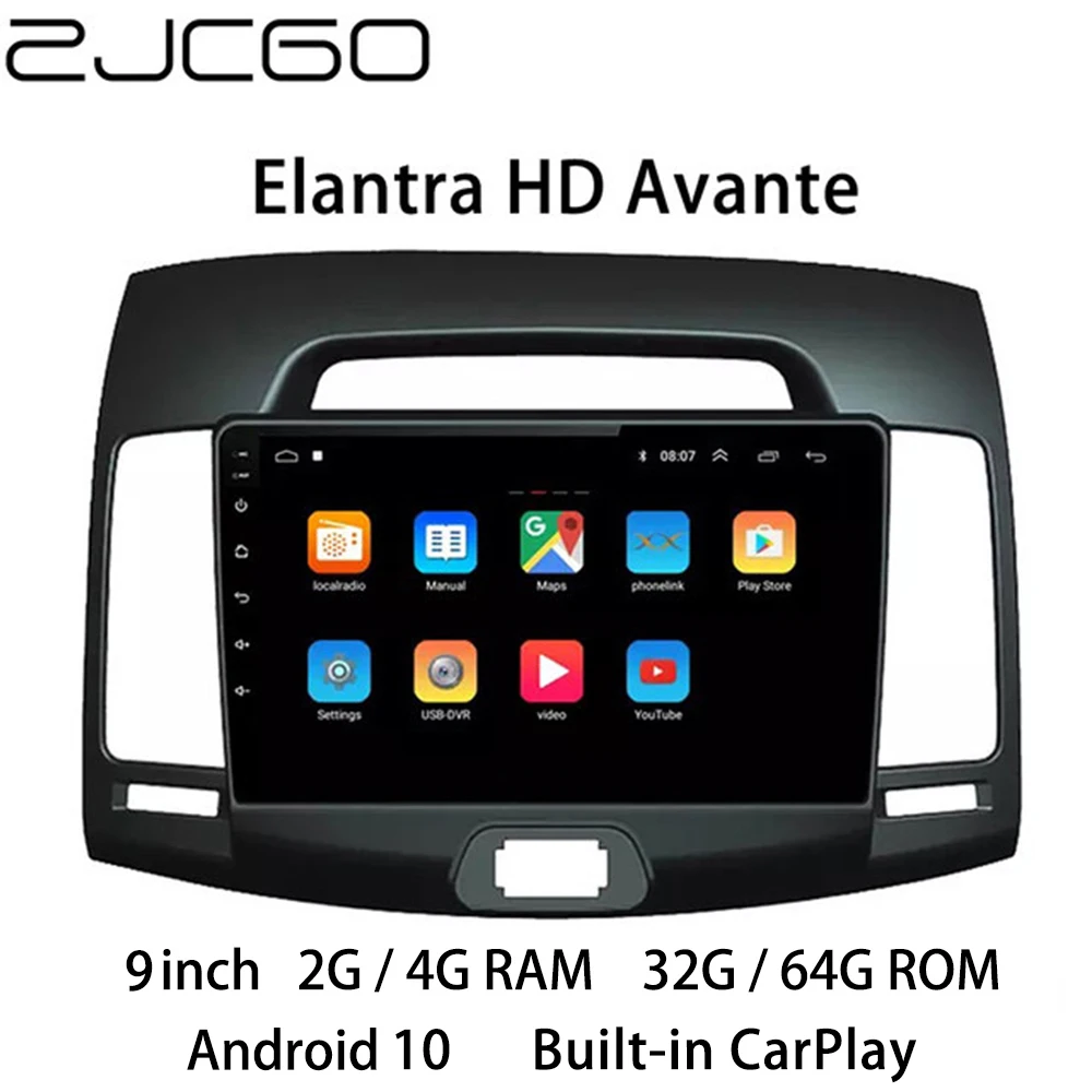 

Car Multimedia Player Stereo GPS DVD Radio Navigation Android Screen for Hyundai Elantra HD Avante 2006 2007 2008 2009 2010