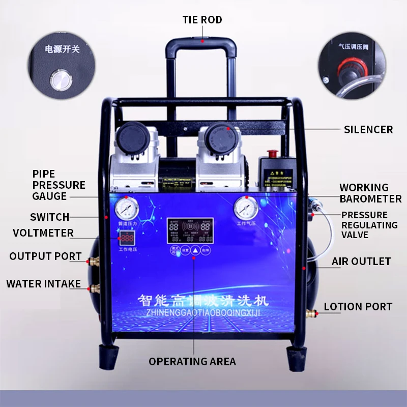 ครัวเรือนทำความสะอาดท่อ1600W Multifunctional Geothermal น้ำท่อทำความสะอาดอัจฉริยะ Commercial