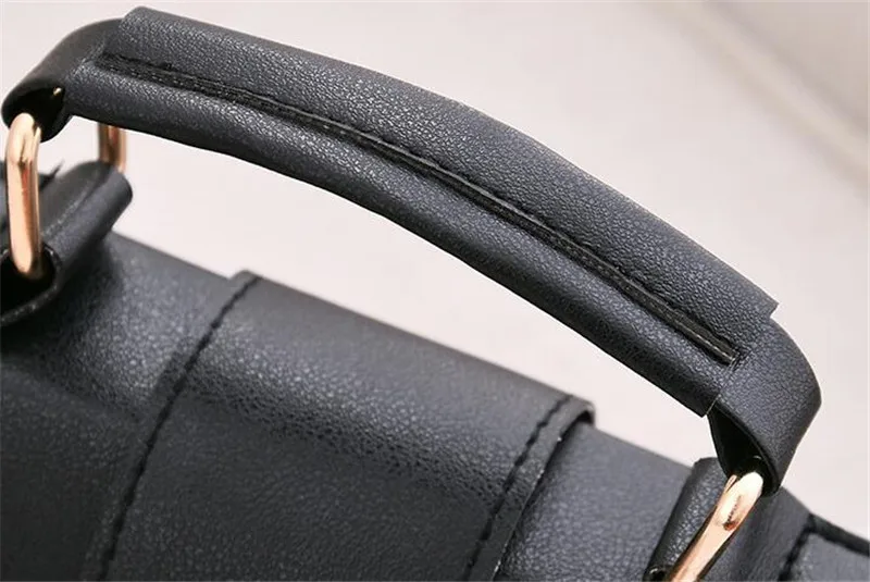 Heißer Verkauf Flap Sling Schulter Taschen für Frauen Einfarbig Umhängetasche Messenger Tasche Geldbörse Weibliche Leder Handtasche Tasche – Detail 26