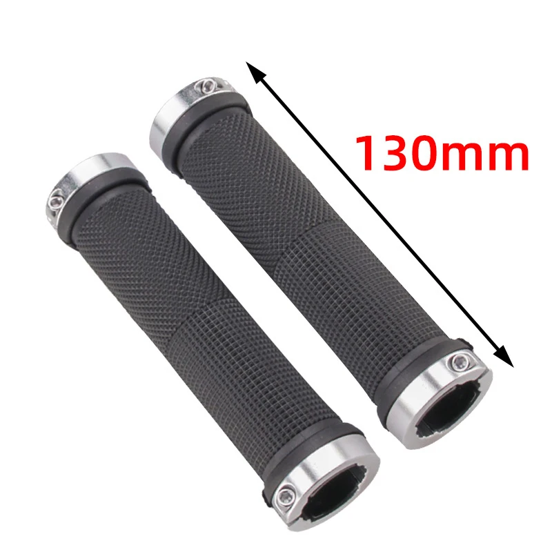 Bike Handle Bar Grip Handlebar For MTB Mountain Bike Aluminum Rubber Handlebar Bicycle Non-slip Bilateral Lock Handlebar Grips