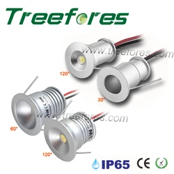 1W IP65 12V 3V/ 15mm 25mm Mini LED Spotlight Stage Bedroom Kitchen Cabinet Ceiling Spot Bulb Lights Stair Display Lighting Lamps