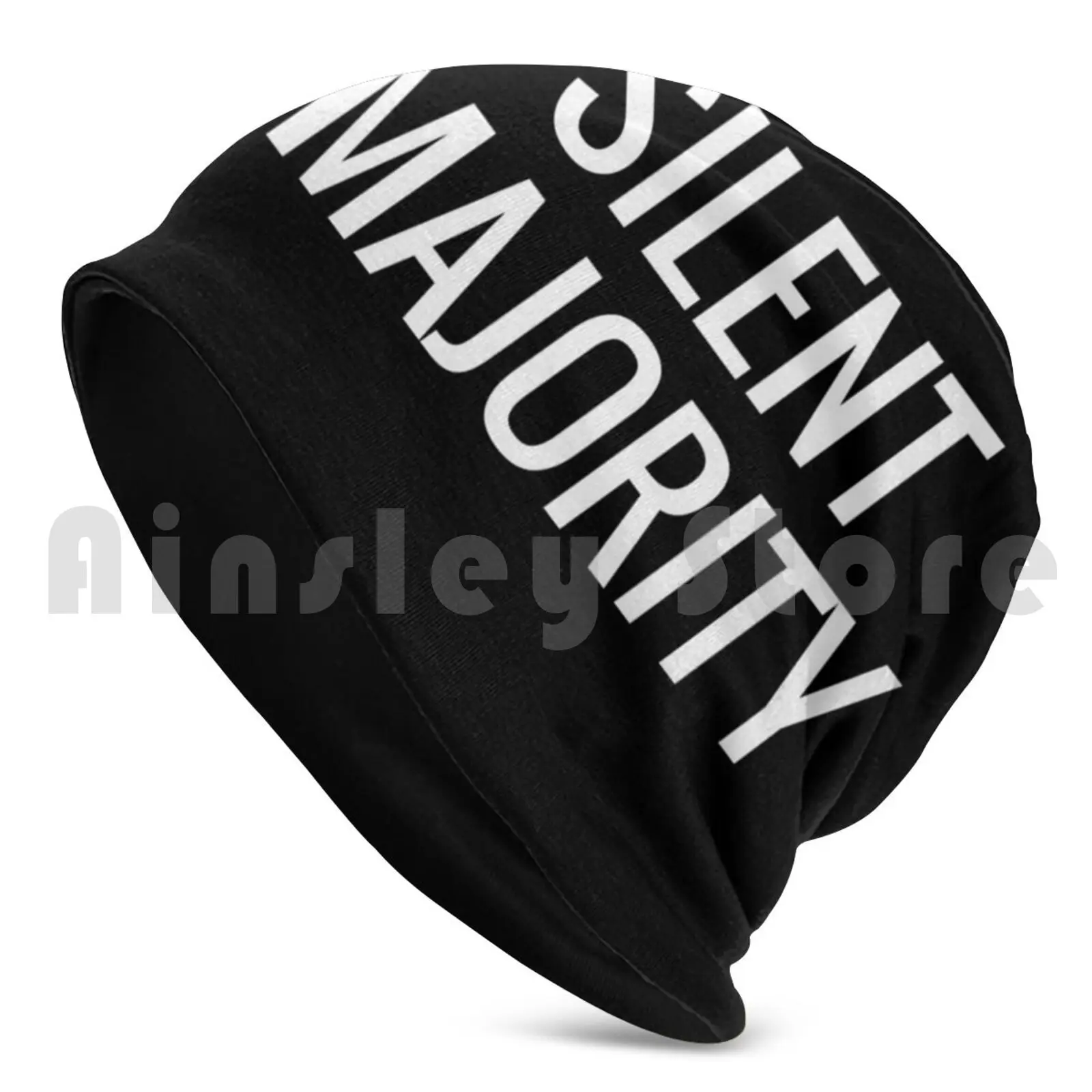 Silent Majority Beanies Knit Hat Hip Hop Anti Masker Anti Truther Silent Majority Of Speech Sheep