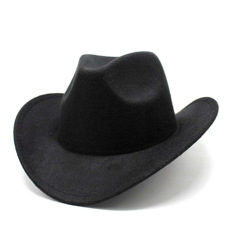 

Fashion Winter Autumn Wool Men Women Fashion Felt Fedora Hat Western Cowboy Cowgirl Cap Jazz hat Sun Hat Toca Sombrero Cap