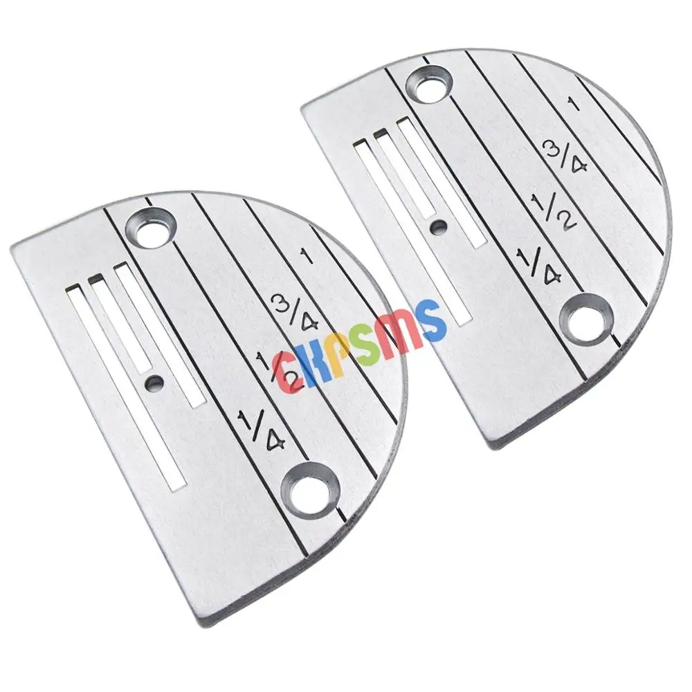 

Игольчатая пластина # 12482LGW, подходит для SINGER 95,96,BROTHER B736 B745 JUKI DDL-5550, 2 шт.