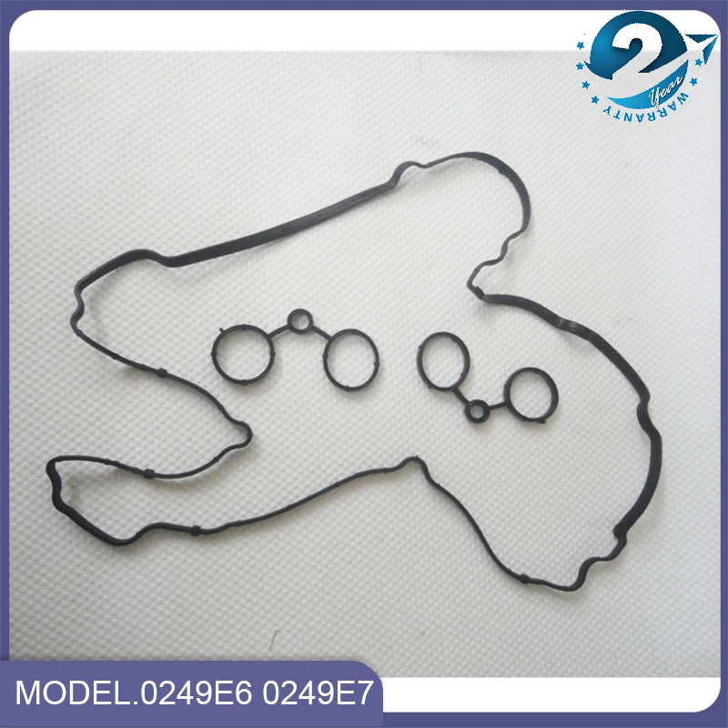 New Gasket Rocker Cover Gasket Kit Valve Seal 0249E6 0249E7 For Peugeot 2008 308 408 508 3008 RCZ Citroen C4 C4L C5 C3-XR 1.6T