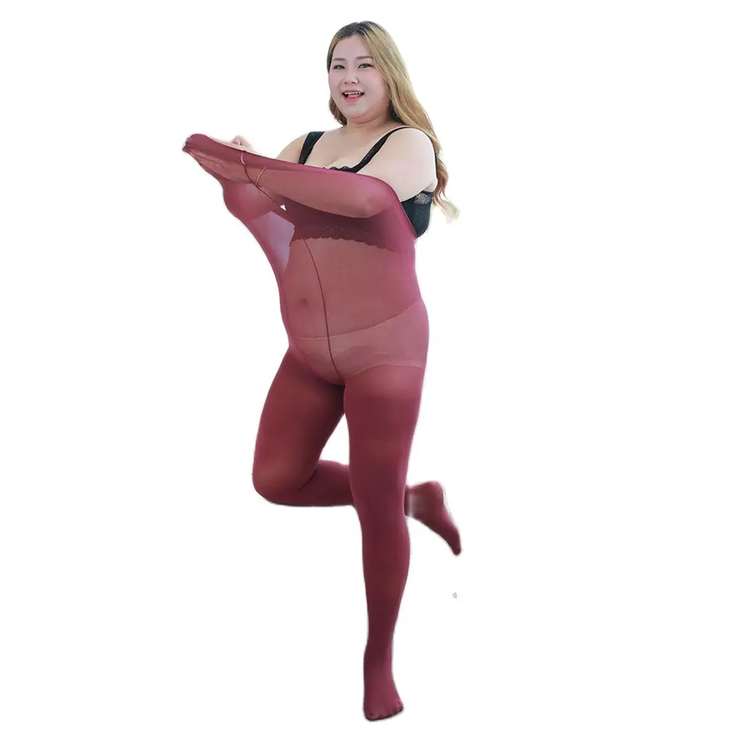 

6XL Plus Pantyhose Overweight Plus Size Pantyhose Upto 150kgs Two Seam Front And Back High Quality Size Plus Pantyhose Hot