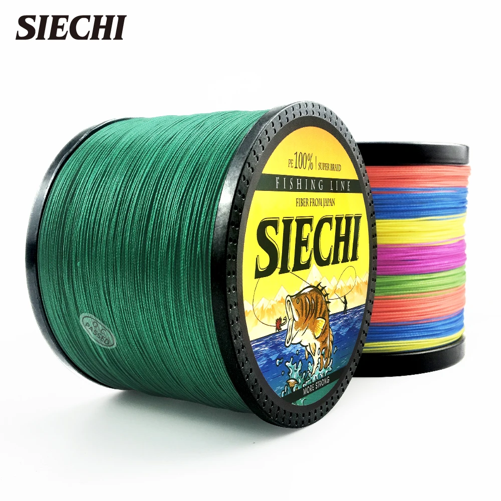 

SIECHI NEW Braid Wire 300/500/1000M 8 Strands Japanese Multifilament Super Strong Carp Cord 20LB-88 LB Everything For Fishing