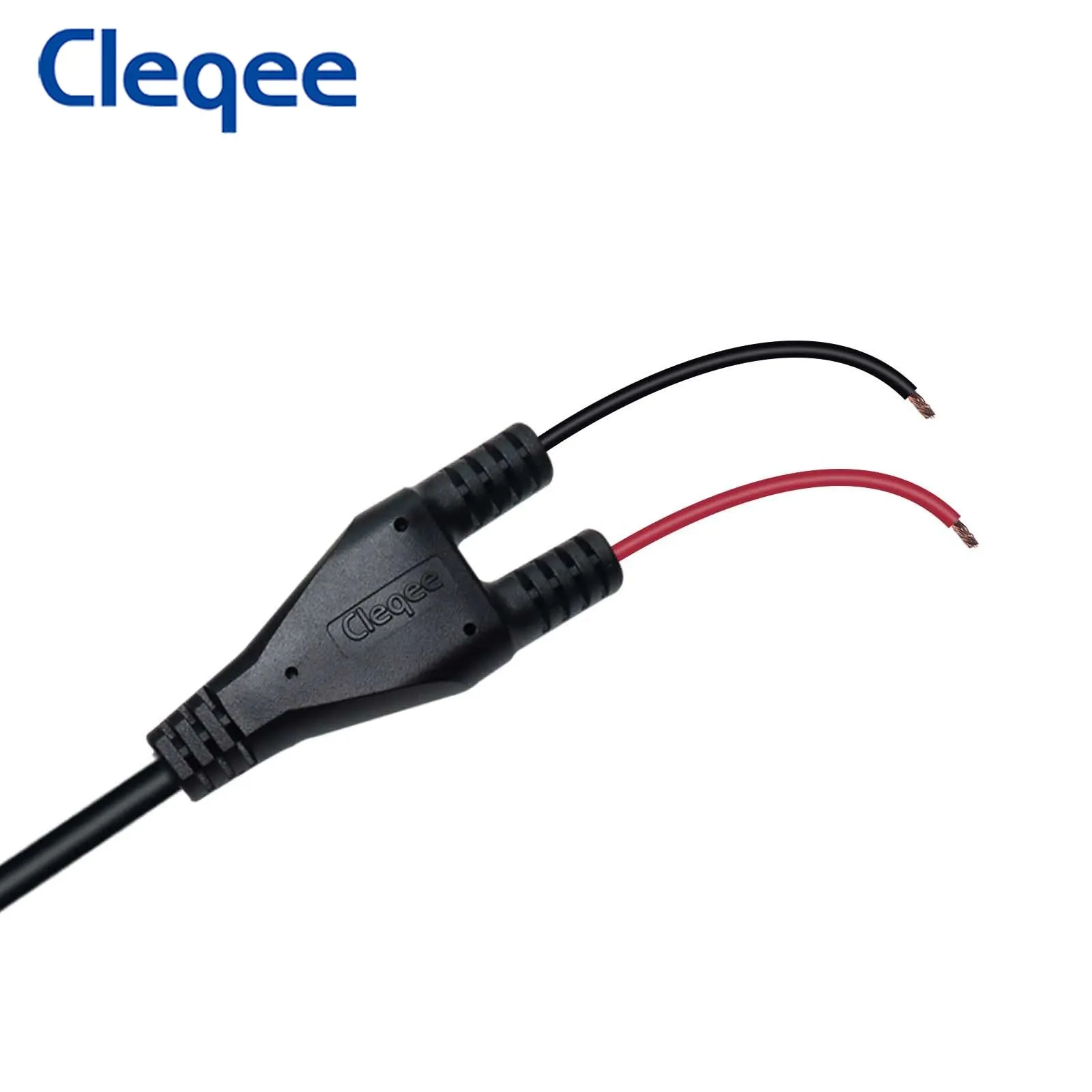 Cleqee P1064 Gold-plated Pure Copper BNC To Dual 4mm Stackable Shrouded Banana Plug Test Lead Oscilloscope Cable 120CM