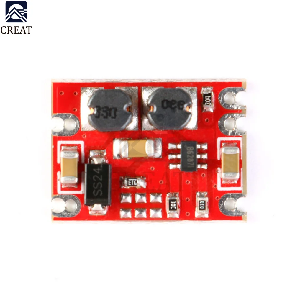 5PC S09 DC-DC Automatic Buck Boost Power Module Step Up and Down Board Input 3-15V Output 3.3V/5V/4.2V/9V/12V Electronic DIY PCB