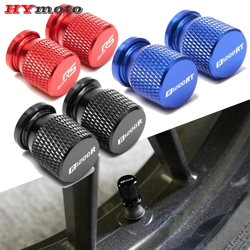 Motorcycle Tire Valve Dustproof Caps CNC Aluminum Tyre Rim Air Port Cover For BMW R1200R R1200RS R1200RT R1200 S/SE/ST  R/RS/RT