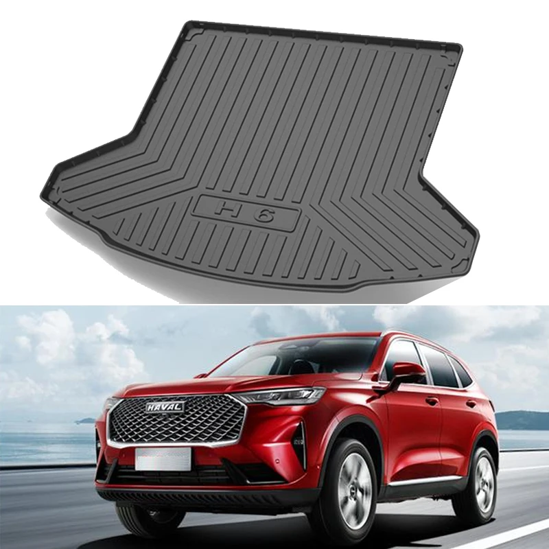 

Specialized Car For Haval Jolion H6 2021 3TH Waterproof Pads TPO Trunk Cargo Liner Floor Mat-All Weather Protection Carpet