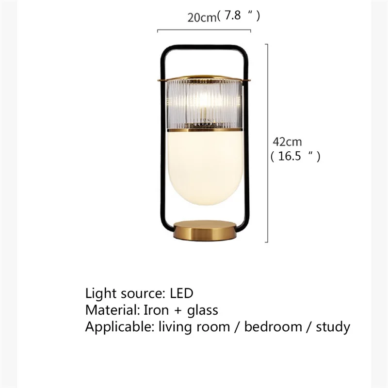 OUFULA  Modern Luxury Table Lamp  Simple Design Desk Light Decorative for Home Living Room