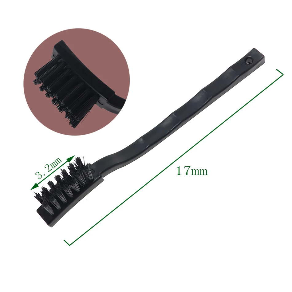 Black hard material anti-static brush industrial board cleaning dusting electrostatic brush protection straight handle brush