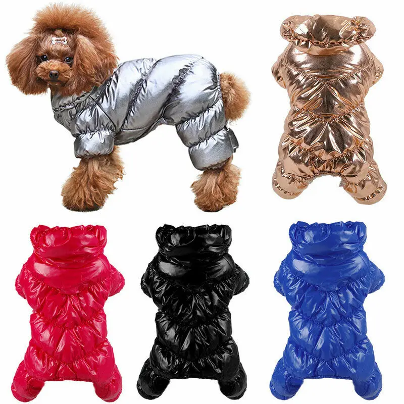 

Waterproof Winter Warm Small Dog Jumpsuit Down Jacket Puppy Cat Coat Pet Clothes for French Bulldog Pug Chihuahua Yorkies