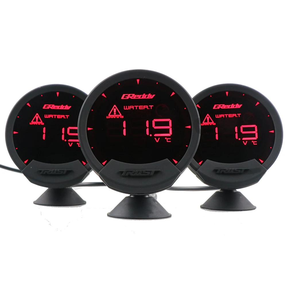 Greddi Sirius 7 Colors LCD Head Up Display Boost Water&Oil Temp Oil Press RPM Fuel Pressure Air-fuel Ratio EGT Gauge