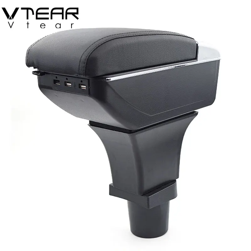 Vtear For Fiat Palio Armrest Interior Center Console Storage Box Arm Rest Car-styling Decoration Accessories Parts 2006 2007