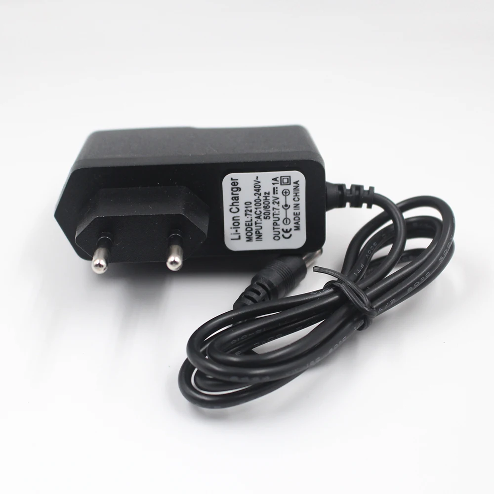 7.2 V 1A bateria litowo-polimerowa charger7.2 V1A ładowarka podwójny IC 7.2V1A DC 5.5mm * 2.1mm ue wtyczka