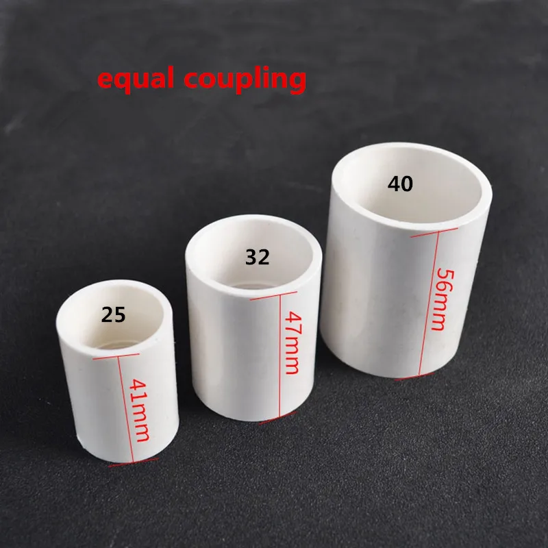 1PC PVC Pipe Quick Coupling Water Pipe 25/32/40 Euqal Coupling / 90 Equal Elbow / Equal Tee / Reducing Tee