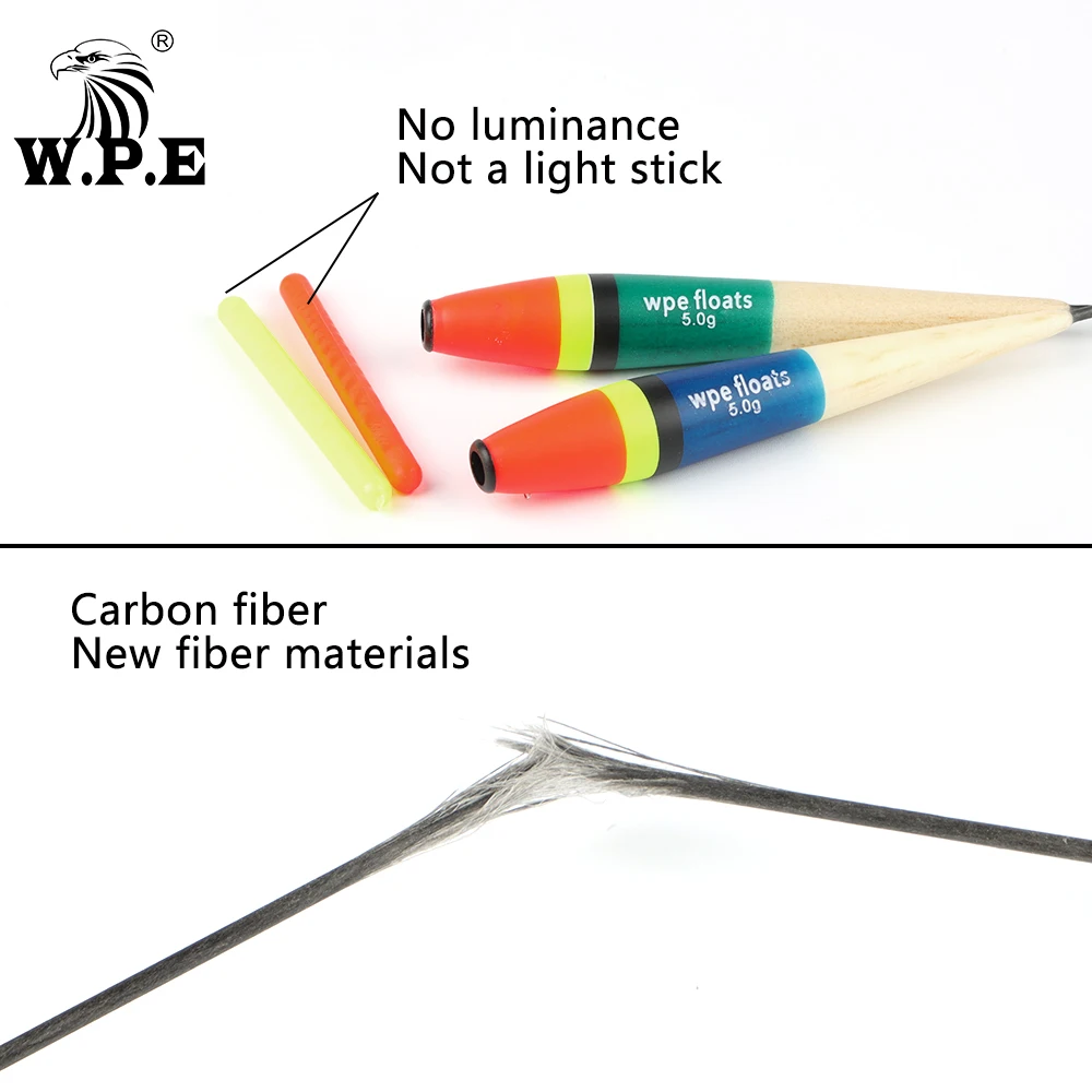 W.P.E 3pcs/pack Fishing Float 5g Barguzinsky Fir Float Length 19cm-23cm Carp Fishing Vertical Buoy Bobber Fishing Tackle Pesca