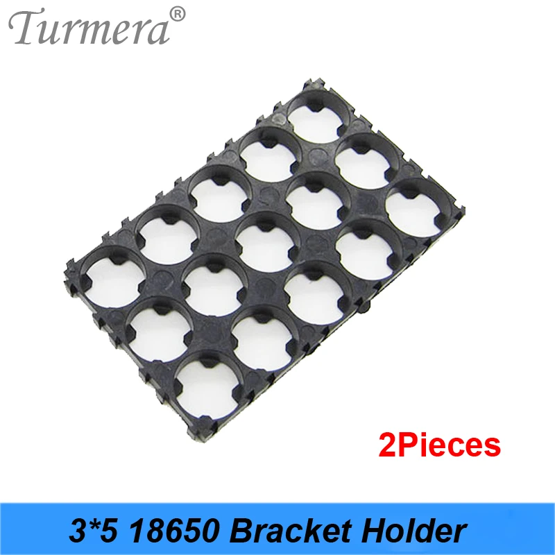 Turmera 18650 Battery Bracket Holder 3x5 4x5 3S 12V 25A Balance BMS Protected Board for 3S 10.8V 12.6V Lithium Battery Pack  Use