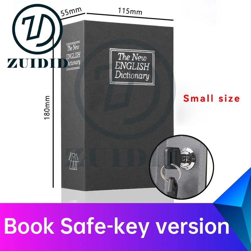 Book Safe-key version find the key to open the mysterious space to find the clues Real Life escape room game props ZUIDID