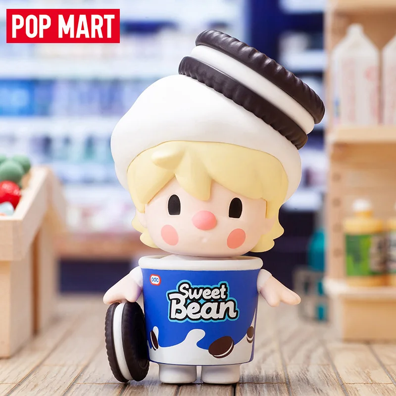 POPMART Sweet Bean Supermarket 2 Series Blind Box Guess Bag Caja Ciega Toys Doll Cute Anime Figure Ornaments Gift Collection