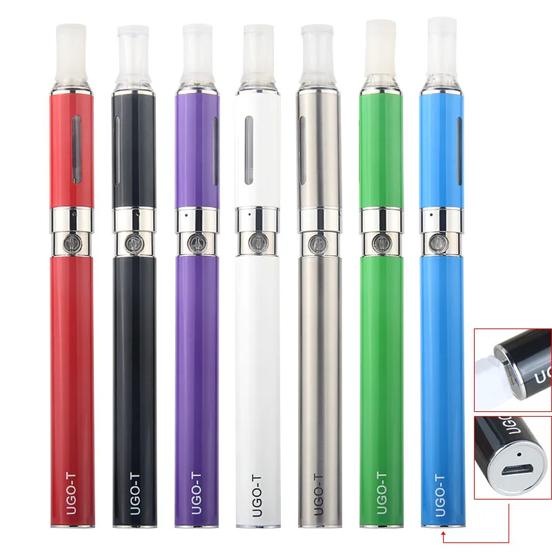 1cs vape ega T elektronická cigareta troubit souprava USB passthrough ecig s MT3 komora atomizér UGO T baterie