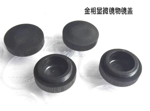 4pcs Plastic Objective lens cap Dust-proof cap for objective converter metallographic microscope Standard screw Objective caps