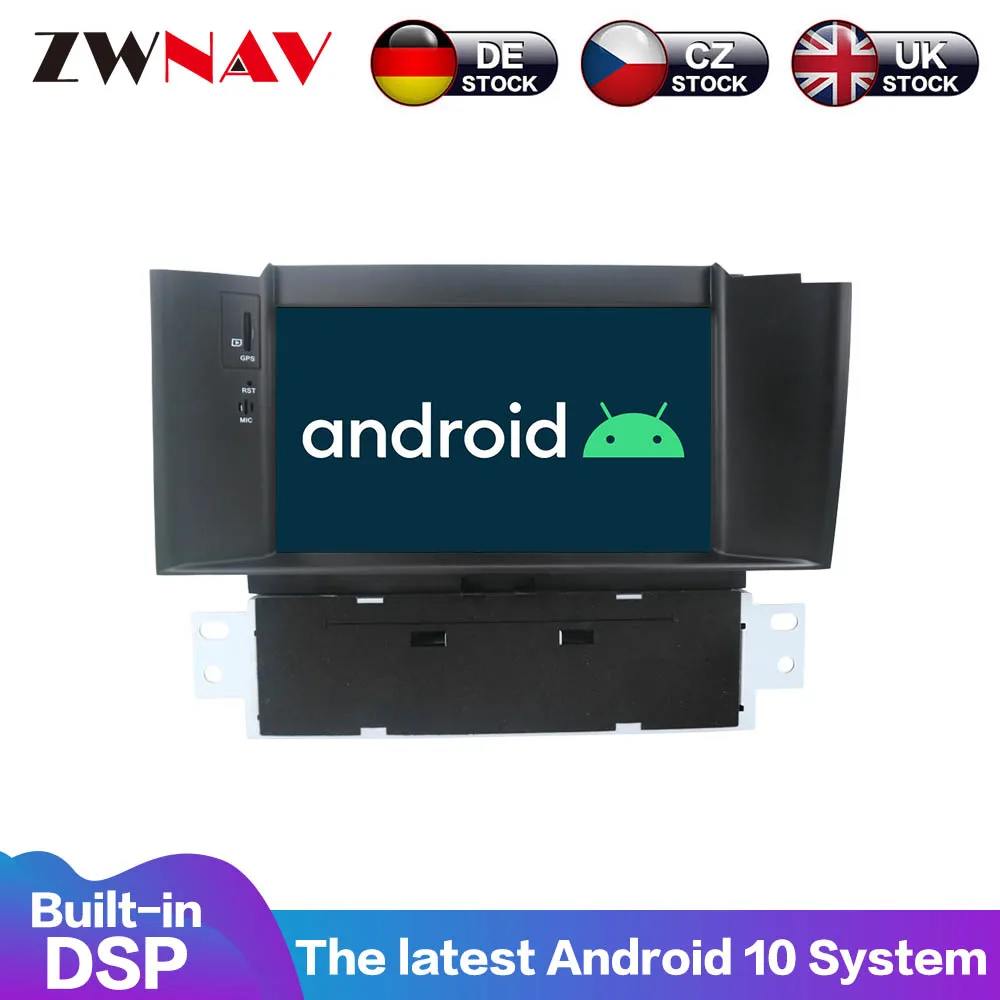 Android  10.0  4G+64GB Car GPS DVD Player Multimedia Radio For Citroen C4 C4L DS4 2011-2015 GPS Navigation vedio unit player dsp