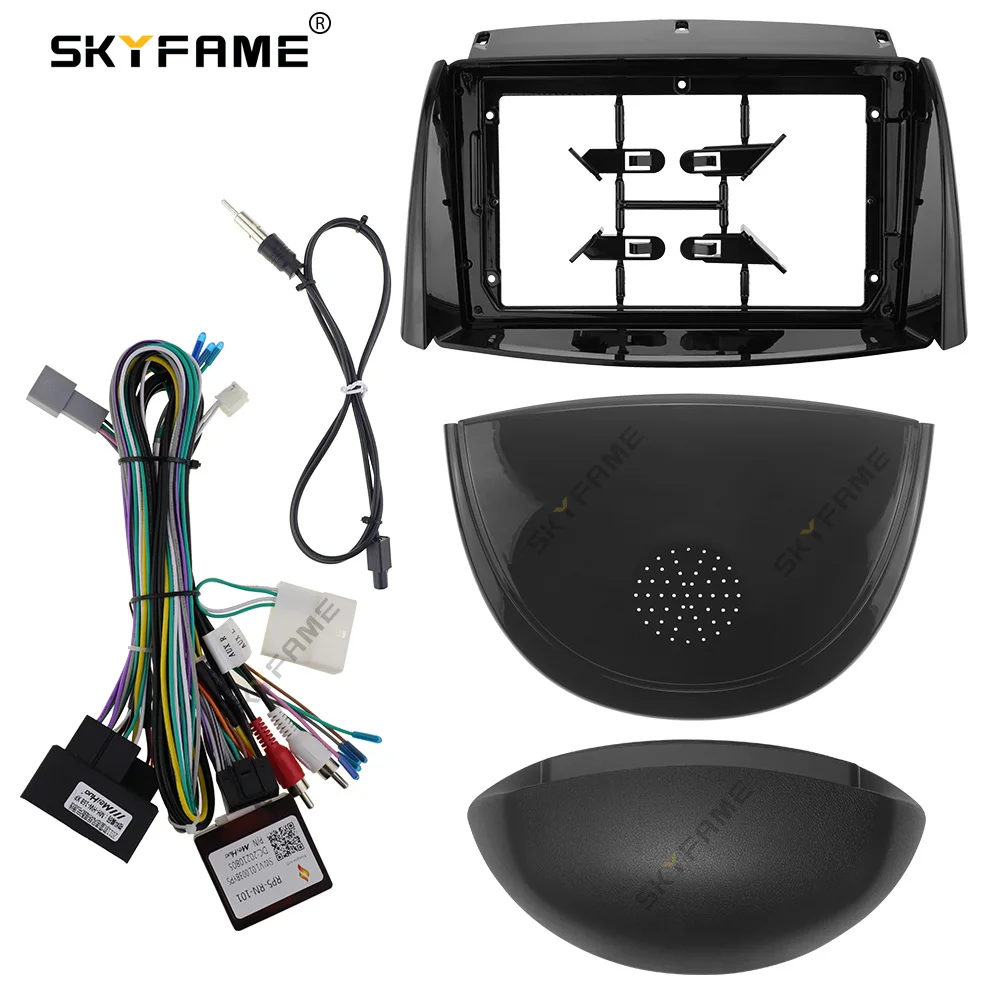 SKYFAME Car Frame Fascia Adapter Canbus Box Decoder Android Radio Dash  Fitting Panel Kit For Renault Koleos