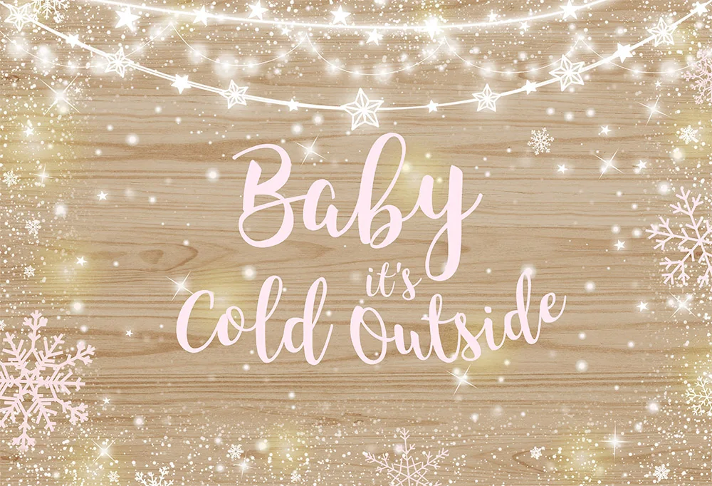 Chá de bebê natal madeira fotografia fundo festa madeira backdrops natal é frio fora decoração photocall