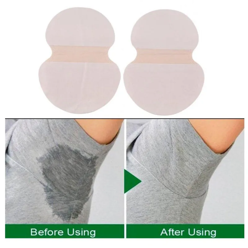 20PCS=10PAIRS Disposable Absorbing Underarm Sweat Guard Pads Deodorant Armpit Sheet Dress Clothing Shield Sweat Perspiration Pad