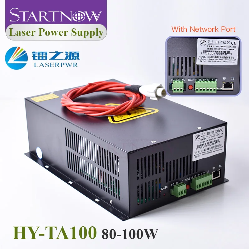 

HY-TA100 CO2 Laser Power Supply 110/220V PSU Cutting Engraving Machine Spare Parts HY T100 Source Device For 100W CO2 Laser Tube