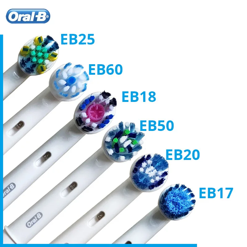 Original oral-b escova de dentes cabeças substituição 3d branco profunda precisão limpa para adulto oral care oralb escovas de dentes elétricas
