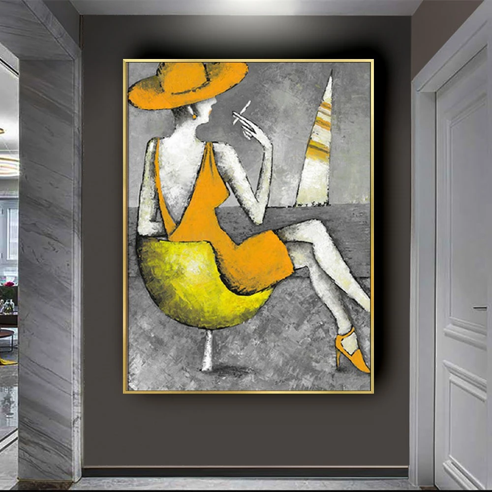 Famous Wall Poster Girl Mural 100% Handmade Oil Painting By Pablo Picasso Modern Abstract Portrait Wall Pictures For Home Decor