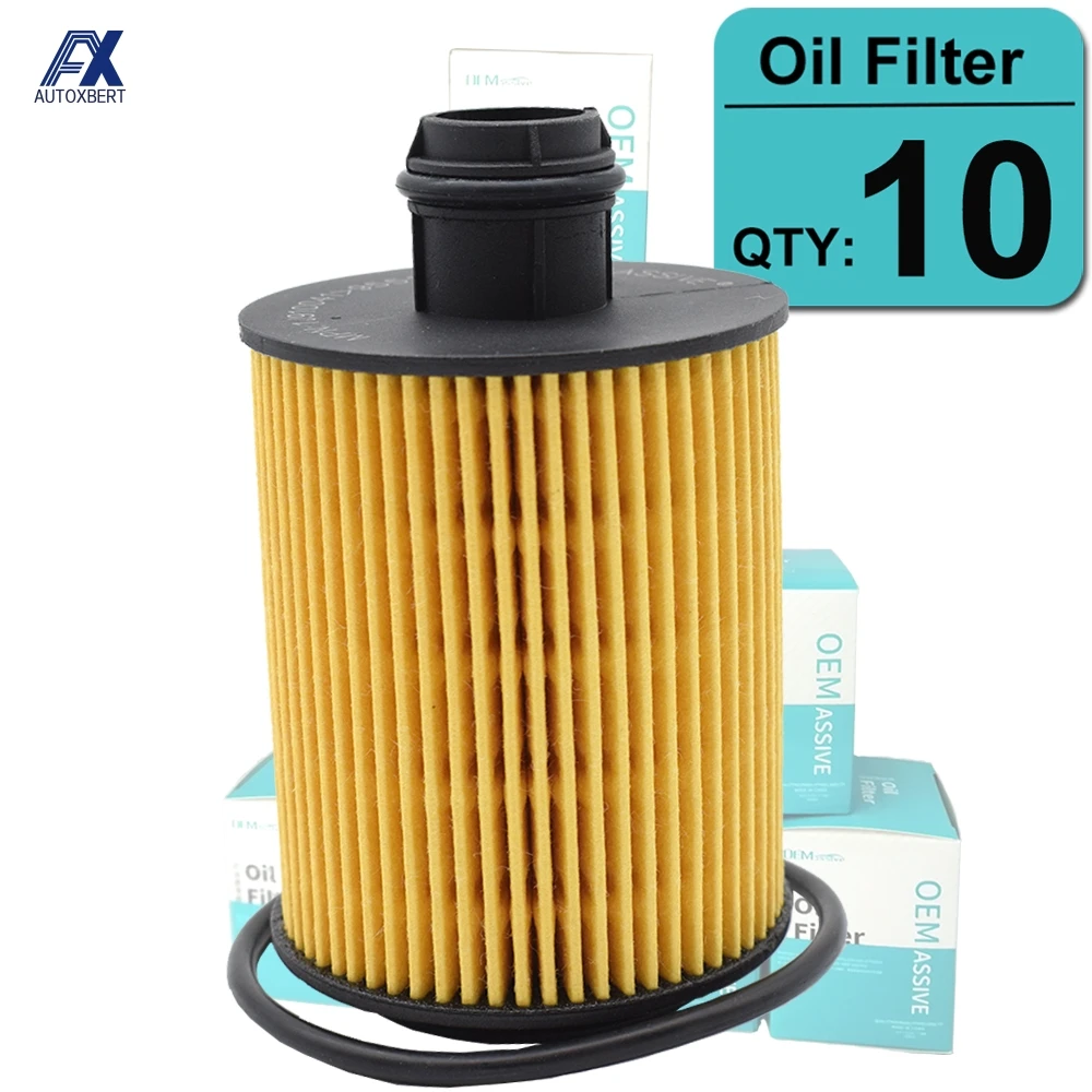Filtro de aceite para coche, accesorio para Chevrolet Malibu 95517794-2012 2019 D Opel Combo Saab 9-3X Vauxhall Insignia 2,0-2008 2017 CDTI, cantidad 10, 2,0