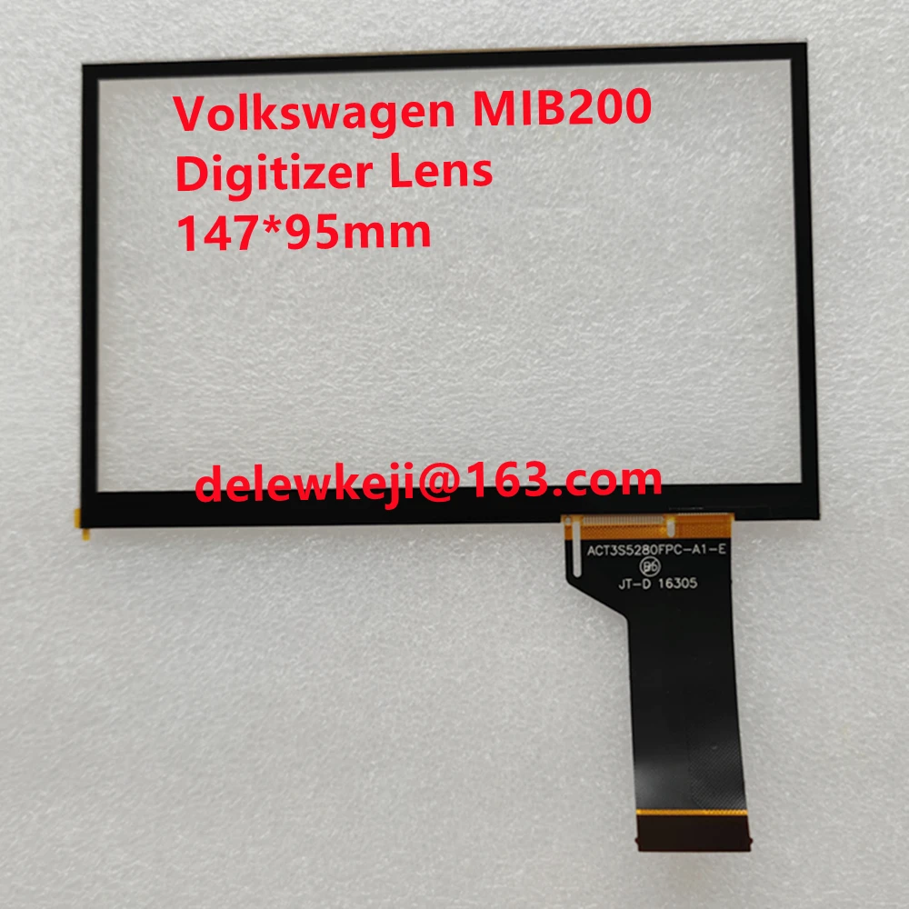 6.3 Inch 40 Pins Glass Touch Screen Panel Digitizer Lens For TDO-WVGA0633F00039 WVGA0633F00045 LCD