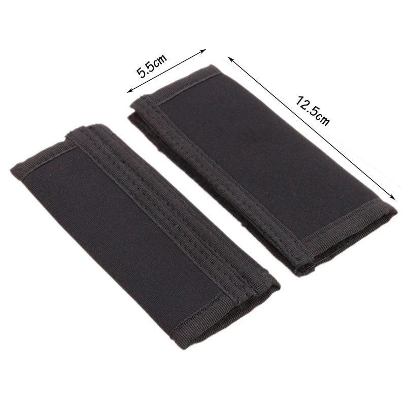

2pcs/Pair New Kids Stroller Accessories Carriage Front Handle Pram Black Neoprene Magic Tape Bumper Bar Cover Bebek Arabasi