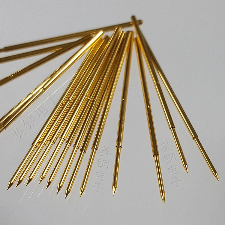 PAL75-B1 (0.74) Huarong Probe 33.35MM Long Pointed Test Needle Gold-plated Pointed Spring Probe