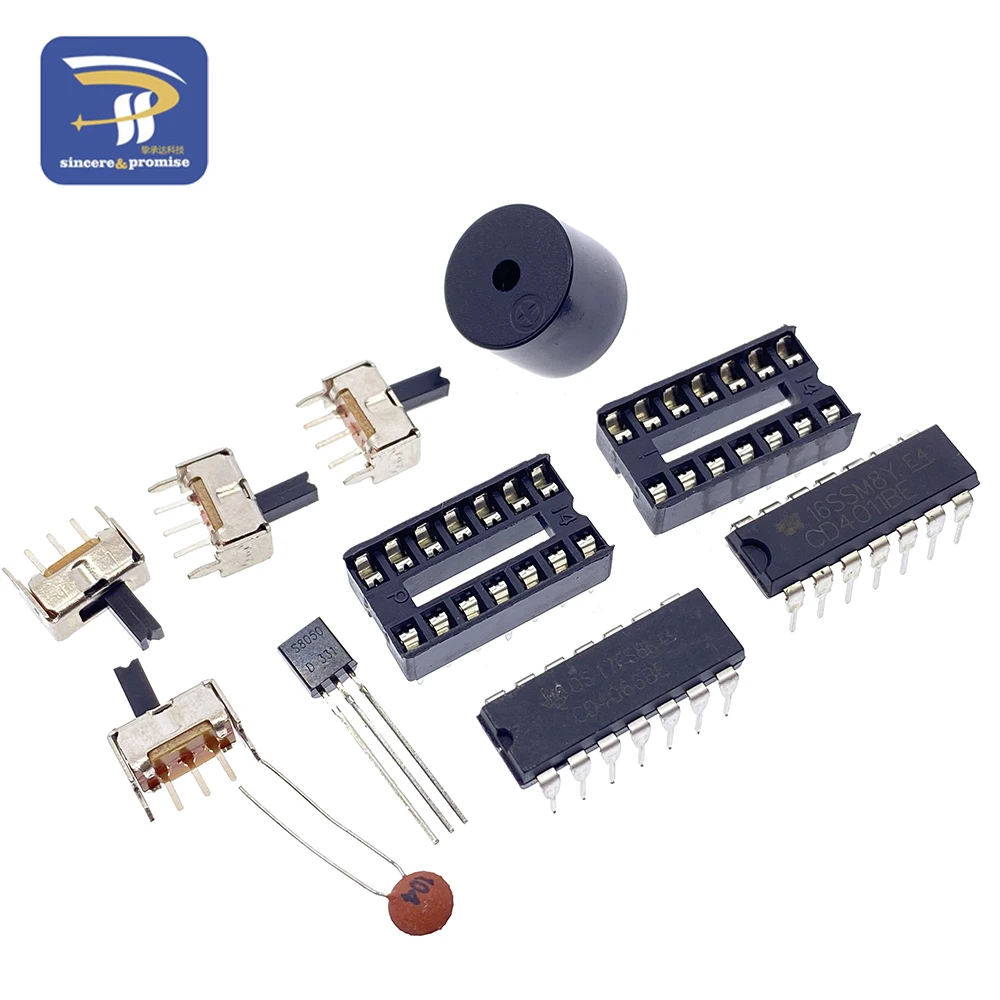 16 Music Sound Box BOX-16 Board 16-Tone Electronic Module DIY Kit Parts Components Soldering Practice Learning Kits for Arduino