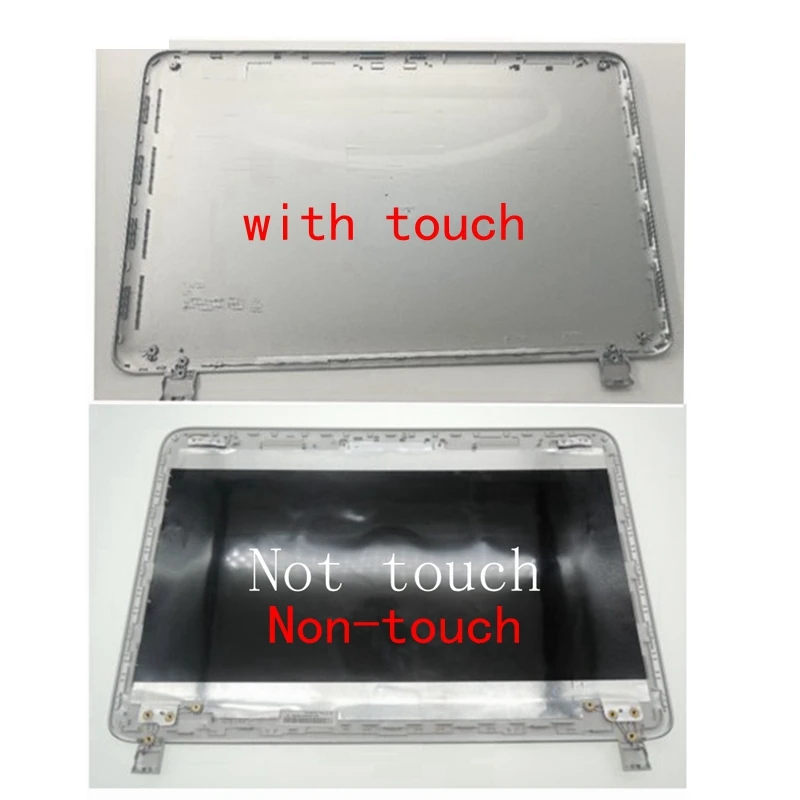 Laptop LCD Back Cover For HP Pavilion 15-P 15-P066US 15-P000 Silver Non-touch 762508-001/with touch