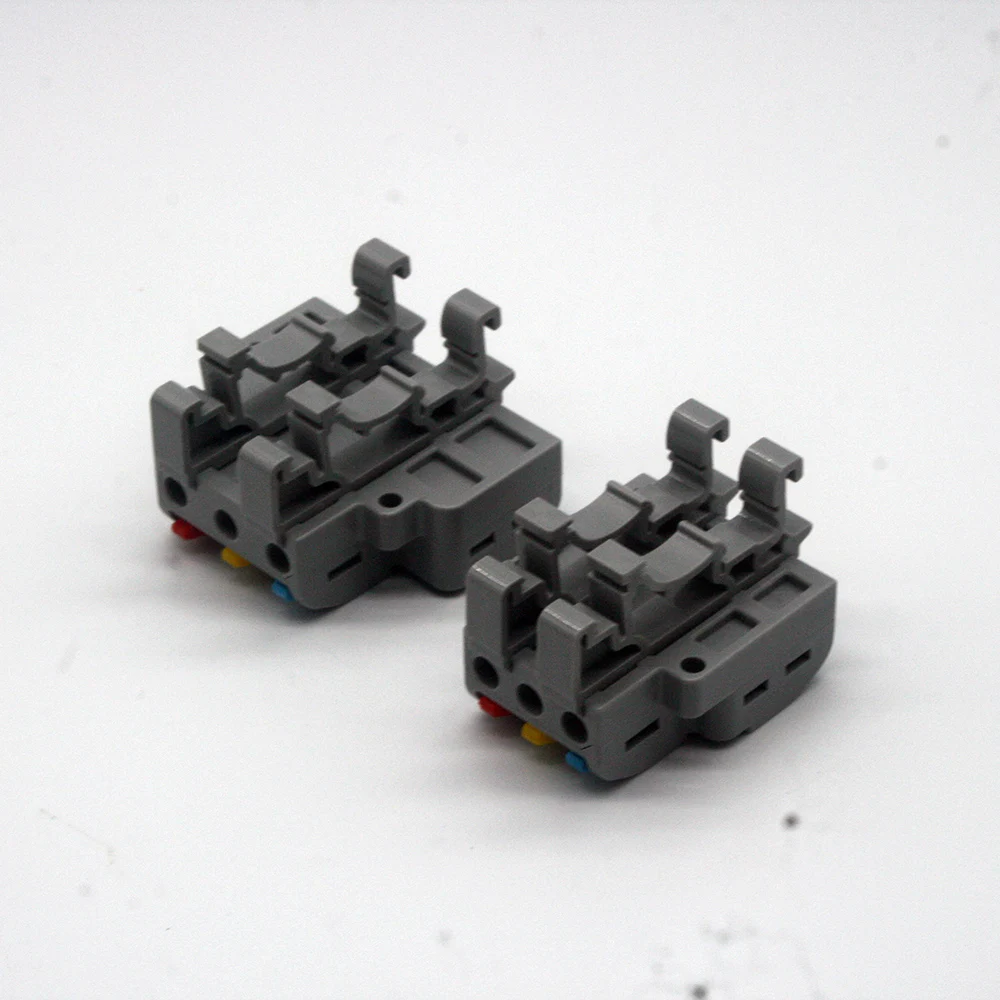 DIN Rail Mini Fast Wire Cable Conectores, Condutor Compacto Universal, Primavera Splicing, Fiação Conector, Push-in Bloco Terminal