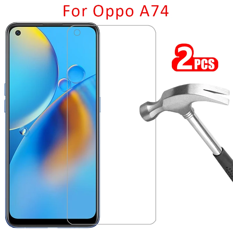 protective glass for oppo a74 screen protector tempered glas on opo opp a 74 74a 5g oppoa74 opoa74 6.43 safety film accessories